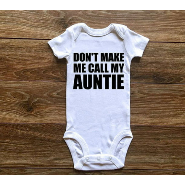 I Have the Best Auntie Ever Cute Boys Girls Short Long Sleeve Bodysuit Baby Vest